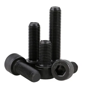 0#,2#,4#,6#,8# UNC Hex Socket Cap Screws Allen Key Bolt High Tensile 12.9 Black - Picture 1 of 4