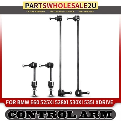 4x Barra estabilizadora delantera y trasera enlace para BMW 525xi 528xi 530xi 535i xDrive 535xi Foto 1 de 4