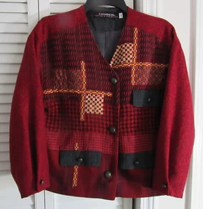 Canvasbacks Lutton & Horsfield Button Front Wool / Silk Blend Jacket Size Small - Picture 1 of 7