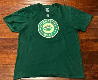 Camiseta de hockey Reebok NHL Minnesota verde salvaje blanca para hombre grande Ryan Suter #20 Foto 1 de 4