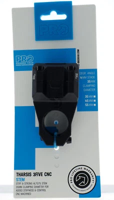 Shimano PRO Tharsis 3Five CNC Alloy Stem For MTB 1-1/8" 35 x 35mm/45mm/55mm READ - Image 1 of 4