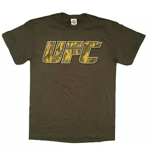 NWOT UFC T Shirt Military Size M Double Sided Graphic All Cotton Delta Pro - Picture 1 of 6