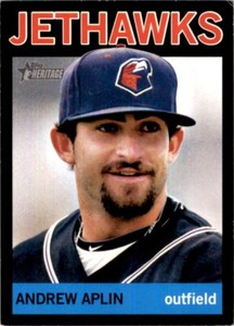 2013 Topps Heritage Minor League Black Andrew Aplin 60/96 Lancaster Jethawks