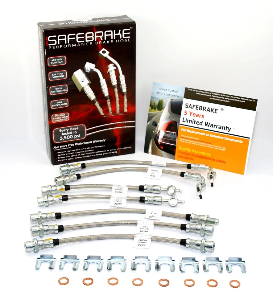 Fits Toyota Previa XR10, XR20 brake upgrade -SAFEBRAKE Performance Lines - Image 1 of 4