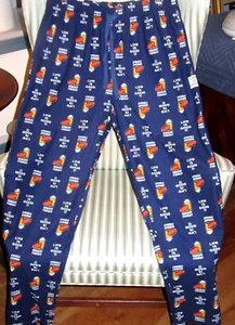 NUEVO CON ETIQUETAS PANTALÓN DE SUEÑO/SALÓN CEPILLADO SUAVE LIFE IS GOOD HOMBRE.. FÚTBOL ""SUNDAY FUNDAY"" (M) - Imagen 1 de 3