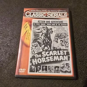 The Scarlet Horseman (1946) DVD OOP Western Serial Classic Rare HTF - Picture 1 of 9