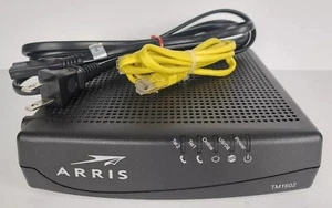 Telephony Cable Modem for Charter Optimum Cablevision, Arris TM1602A Docsis 3.0 - Picture 1 of 11