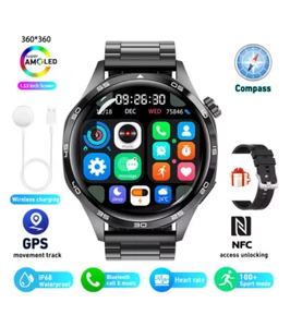 Montre connectée GT5 Pro pour homme, GPS, écran AMOLED 360x360 - Photo 1/1