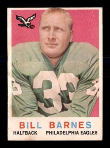 1959 Topps #25 Bill Barnes   VG/VGEX X2916555