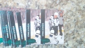 1992 parkhurst emerald 100ct all CHRIS KONTOS TAMPA BAY LIGHTNING