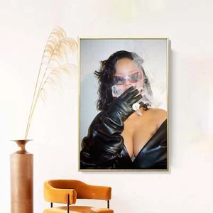 Rihanna Music Star Music canvas poster Classic Poster Wall Art Decor No frame - Picture 1 of 2