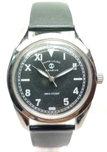 Used Favre Leuba Geneve Sea Chief 35mm Hand Winding Men's Wrist Watch NS-28 - Picture 1 of 8