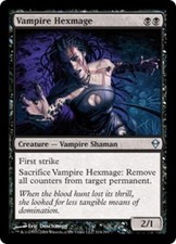 [1x] Vampire Hexmage - Foil - Slight Play, English - Zendikar MTG Magic
