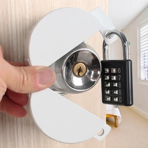 Door Handle Lock, Door Knob Lock Out Device,Cover to Disable The Doorknob/Fau... - Picture 1 of 6