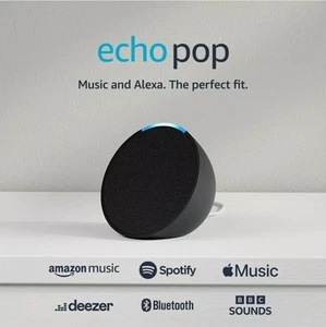 Amazon Echo Pop Full sound compact Wi-Fi and Bluetooth smart speaker with Alexa - Picture 1 of 3