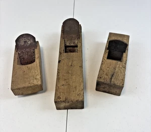 Vintage Kanna Japanese Wood Hand Plane (Smoothing Wood) Bundle of three. (3) - Picture 1 of 14