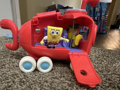 Fisher Price Imaginext Bob Esponja Pantalones Cuadrados Bikini Parte Inferior Autobús Submarino 2012 Foto 1 de 4