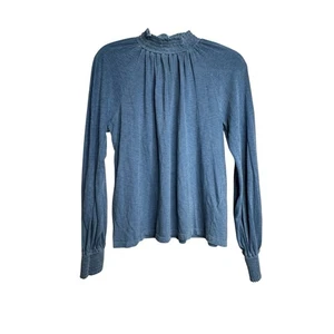 Sundry for Evereve blaues gesmoktes Top aus Pimabaumwolle | Größe 1 S L13 - Bild 1 von 8