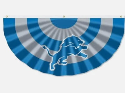 Bandera plisada de fútbol americano de los Detroit Lions NFL medio fan 45*90 cm Foto 1 de 2