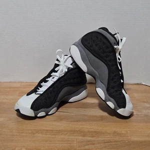 Nike Air Jordan 13 Retro GS Black Flint White Grey 884129-060 Youth taglia 4,5 anni - Foto 1 di 15