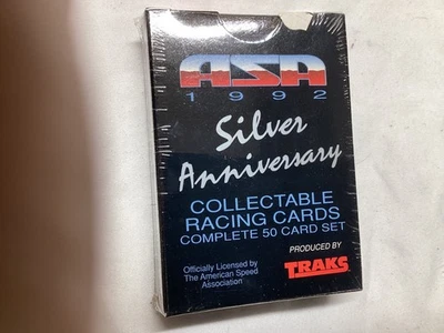 1992 ASA Silver Anniversary Collectable Racing Cards Complete 50 Card Set - Image 1 of 3