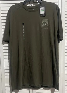 Under Armour T-Shirts Loose Mens Large Fog Mountains SS - Picture 1 of 3