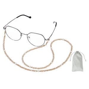 Citrine Pearl with Bag Glasses Chain Lanyard - Imagen 1 de 6