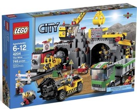 LEGO City 4204 The Mine Retired Rare Building Set 100 Percent Complete No Box