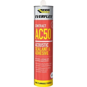 900ML EVERFLEX AC50 AKUSTIKDICHTSTOFF UND KLEBSTOFF EVERBUILD SCHIMMELRESISTENT - Bild 1 von 5