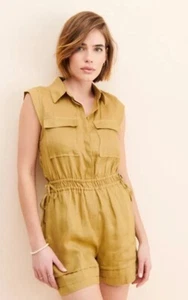 Pagliaccetto Anthropologie Leila nuovo con etichette di Møn Renn Moss Utility coulisse $169 taglia L (M) - Foto 1 di 17