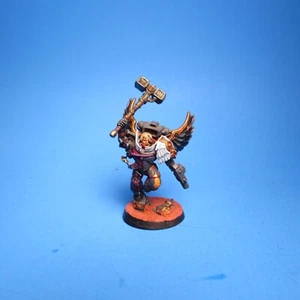 GW Warhammer 40k Space Marines Custom Captain w/ Hammer Painted i29 - Picture 1 of 2