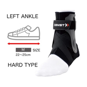 ZAMST A2-DX Ankle Guard Hard Support for Left ankle Size M Shoe size 22-25cm - Picture 1 of 11