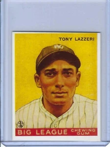 1983 RENATA GALASSO 1933 GOUDEY REPRINTS TONY LAZZERI # 31 - Picture 1 of 2