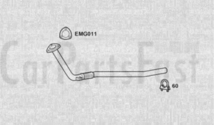 EXAU4019 INTER PIPE & FLEX Audi A6 1.8 Petrol Auto Saloon 05/1997 to 03/2001 - Picture 1 of 1