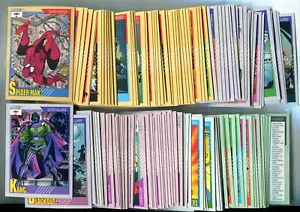 1991 Impel Marvel Serie 2 SET COMPLETO 1-162 Avengers X-Men Spider-Man +++ - Foto 1 di 1