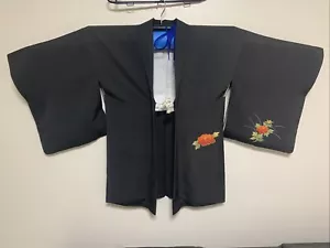 GIACCA KIMONO HAORI GIAPPONESE DA DONNA AUTENTICA MADE IN JAPAN VINTAGE BELLISSIMA - Foto 1 di 9