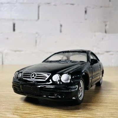 Mercedes Benz CL 600 Black Welly 1:64 Diecast - Image 1 of 4