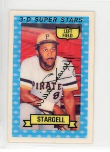 1974 Kellogg's 3-D Superstars Willie Stargell Karte #37 KEINE RISSE! Schiffe flach! - Bild 1 von 2