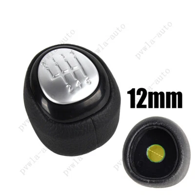 Perilla de cambio de marchas de 6 velocidades 12 mm para SAAB 9-3 2003-2010 2011 2012 Foto 1 de 4