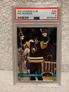 1991 Stadium Club Phil Bourqe #168, PSA 9 - Picture 1 of 8