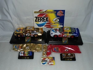 Mark Martin #6 Zerex 1999 Ford Taurus 4 Nascar Diecast Collectible Team 24k Set  - Imagen 1 de 12