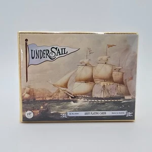 Vintage Piatnik Under Sail Ahoy Playing Cards Double Deck Set Sealed - Picture 1 of 7