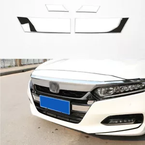 Para Honda Accord 2018-2020 plata rejilla central delantera rejilla moldura - Imagen 1 de 7