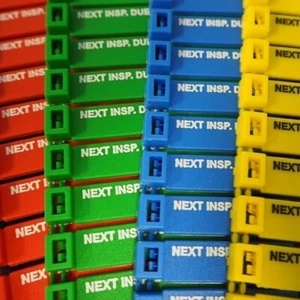 Jtagz 300mm RigTag NEXT INSP. DUE Lifting Inspection Tags (RED) | PACK OF 100 - Picture 1 of 2