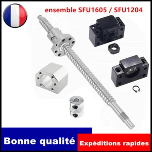 Vis à billes RM1605/RM1204/RM2005 et palier fixe et bloc décrou et couplage CNC - Picture 1 of 51