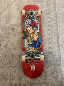 DGK Blessed Red Lenticular Image Shift 8" Skateboard - Picture 1 of 9