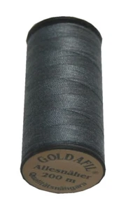 (0,02€/m) Nähmaschinen Nähgarn Polyester 40/2 grau 200m (1008) - Bild 1 von 1