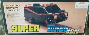 VINTAGE TOY Anni 80 Ceppi Ratti SUPER TURBO VAN FURGONE A TEAM Serie tv Mister T - Foto 1 di 13