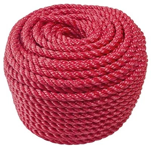 Corda 30m Spessore 8mm Rosso Spessore Corda 30M Lunghezza Forte Spessore Multiuso Esterno  - Foto 1 di 3