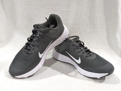 Nike Revolution 6 NN (GS) Dark Grey/White Boy's Sneakers-Size 7Y NWB DD1096-004 - Image 1 of 4
